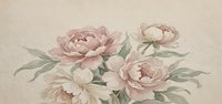 Soft pink peonies with green leaves on textured beige background for romantic wedding invitations, feminine branding, and elegant home decor projects.