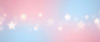 Soft pastel gradient background with glowing bokeh lights in pink and blue tones for dreamy romantic designs and feminine branding projects.