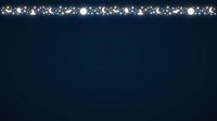 Festive string lights with glowing bulbs and sparkling bokeh effects on dark navy background, suitable for holiday, Christmas, and celebration design projects.