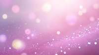 Dreamy pink and purple bokeh background with floating glowing particles and soft light effects creates magical atmospheric backdrop for festive designs.
