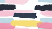 Abstract brush strokes pattern in pastel pink, yellow, gray and black colors creates modern minimalist design for fabric, wallpaper and surface decoration.