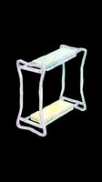 Garden kneeler bench watercolor clipart isolated on transparent background, ready for stickers, print on demand, sublimation, and t-shirt design use.