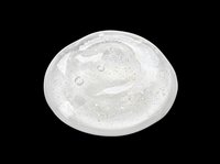 Transparent gel texture with shimmer and sparkle effect, isolated on transparent background. Ready for cosmetic packaging, beauty product design, skincare labels, sublimation prints, and digital beauty graphics.