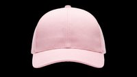 Pink baseball cap isolated on transparent background, ready for t-shirt design, clipart, stickers, print on demand, and sublimation projects.