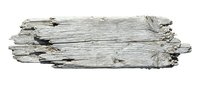 Weathered driftwood plank with natural texture and aged gray finish, suitable for rustic design, coastal decor, and background elements.