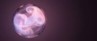 Glowing jellyfish with translucent pink and purple tentacles floating in dark water, suitable for marine life, aquarium, and ocean-themed designs.