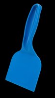 Blue plastic shovel isolated on transparent background, ready for clipart, t-shirt design, stickers, print-on-demand products and sublimation projects.