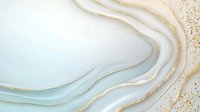 Luxurious mint and gold marble texture with flowing wavy lines and glitter accents on white background, abstract fluid art pattern for elegant design projects.