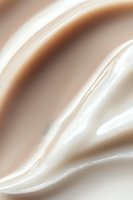 Smooth flowing waves of brown and white create elegant abstract background with silky texture and gentle curves, suitable for luxury product presentations.
