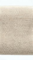 Natural beige linen fabric texture with woven fibers creating rustic burlap surface for crafting and home decor projects.
