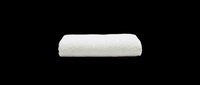 White fluffy bath towel roll isolated on transparent background, ready for design use on t-shirts, clipart, stickers, print-on-demand products and sublimation projects.