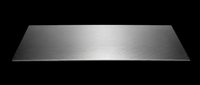 Brushed stainless steel metal sheet isolated on transparent background, ready for T-shirt design, stickers, clipart, print on demand, and sublimation projects.