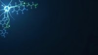 Digital neural network with glowing blue connections and nodes on dark background for technology and artificial intelligence concepts.
