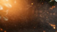 Atmospheric dark background with warm orange light flares and bokeh effects against textured surface, creating moody and mysterious ambiance for overlay designs.