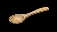 Wooden spoon isolated on transparent background, watercolor style clipart for t-shirt design, print on demand, stickers, sublimation, and kitchen-themed crafts.