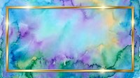Watercolor gradient background with vibrant blue, purple, yellow, and green hues blending seamlessly, ideal for design projects, presentations, and creative backgrounds.