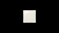 White ceramic tile with rustic texture, isolated on transparent background. Ready for T-shirt design, stickers, clipart, print on demand, and sublimation projects.
