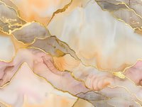 Luxury abstract marble texture with gold veins and pink watercolor fluid art design perfect for elegant interior decor, wedding stationery, and premium packaging backgrounds.