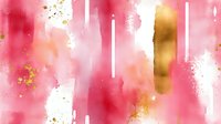 Abstract watercolor background with pink coral peach tones and gold foil accents for feminine branding wedding invitations greeting cards social media posts.