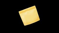 Sticky note isolated on transparent background, ready for design use on t-shirts, clipart, stickers, print-on-demand products, and digital designs.