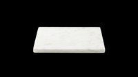White marble cutting board isolated on transparent background, ready for T-shirts, stickers, clipart, print on demand, and sublimation design use.