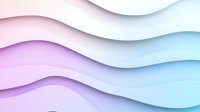 Soft gradient waves in pastel pink and blue create layered abstract background with smooth curved lines and gentle shadows for modern minimal design.
