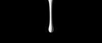 Single white spoon isolated on black background, ready for design use in culinary graphics, restaurant menus, cooking websites, and food service marketing materials.