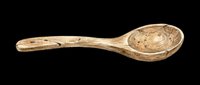 Wooden spoon with natural grain texture isolated on transparent background, ready for kitchen design, cooking clipart, recipe graphics, t-shirt designs, print-on-demand products, and sublimation projects.