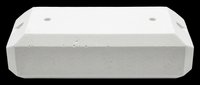 Concrete planter box with white finish, isolated on transparent background. Ready for design use on t-shirts, clipart, stickers, print-on-demand products, and sublimation projects.