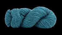Teal blue yarn skein isolated on transparent background, ready for knitting, crafts, and fiber arts clipart, stickers, t-shirt design, and print on demand use.