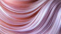 Flowing abstract waves in soft pink and white create gentle curved lines with smooth gradient transitions, suitable for modern minimalist backgrounds and designs.