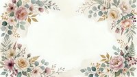 Watercolor floral frame with roses, peonies, and greenery on isolated white background, ready for wedding invitations, greeting cards, and design projects.