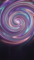 Vibrant spiral vortex with flowing purple, pink and teal colors creating dynamic swirling motion for modern digital art and creative design projects.