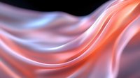 Smooth flowing abstract waves in coral pink and lavender colors create elegant curves against dark background, suitable for luxury brand designs and presentations.