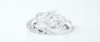 Transparent clear gel or slime isolated on white background, ready for design use on packaging, cosmetics, skincare products, and promotional materials.