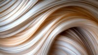 Smooth flowing curves in brown and white create elegant wavy pattern with soft gradient transitions and dynamic movement. Abstract background design for luxury branding.
