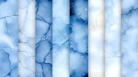 Abstract blue marble watercolor backgrounds with gold veining. Elegant fluid textures for luxury stationery, wedding invitations, and digital design projects.