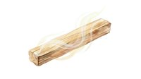 Wooden log or timber beam isolated on white background, suitable for construction, carpentry, and design projects.