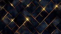 Luxurious dark blue and gold geometric pattern with glowing light effects on textured background. Elegant abstract design for luxury branding.