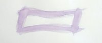 Lavender watercolor brush stroke banner on white background, isolated and ready for design use on cards, invitations, and digital projects.