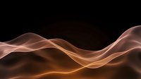 Abstract flowing waves in warm copper and bronze tones create elegant motion against dark background for modern digital art and luxury branding projects.