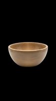 Wooden bowl isolated on transparent background, cut out and ready for use in stickers, print on demand, T-shirt design, clipart, and sublimation projects.