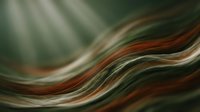 Abstract flowing waves in earth tones with smooth gradients and dynamic movement creating elegant organic patterns for modern design backgrounds.