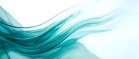 Abstract turquoise flowing waves on white background creating dynamic motion effect for modern design projects and digital presentations.