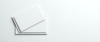 Minimalist white envelope on clean background for business correspondence and professional communication design projects.