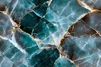 Luxurious teal and gold marble texture with intricate veining patterns for elegant interior design and sophisticated decorative applications.