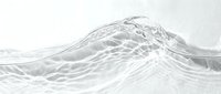 Abstract flowing water wave with transparent liquid motion and dynamic splash creating elegant curves on white background for modern design projects.
