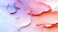 Soft textured abstract background in pastel pink and purple tones with smooth paint strokes and layered brush marks creating gentle flowing movement and depth.