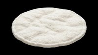 Uncooked pizza dough base isolated on transparent background, ready for culinary design, food packaging, recipe graphics, restaurant menus, cooking blogs, and print-on-demand products.
