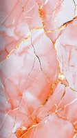 Luxurious rose gold marble texture with golden veins and cracks on pink background, abstract natural stone pattern for elegant interior design projects.